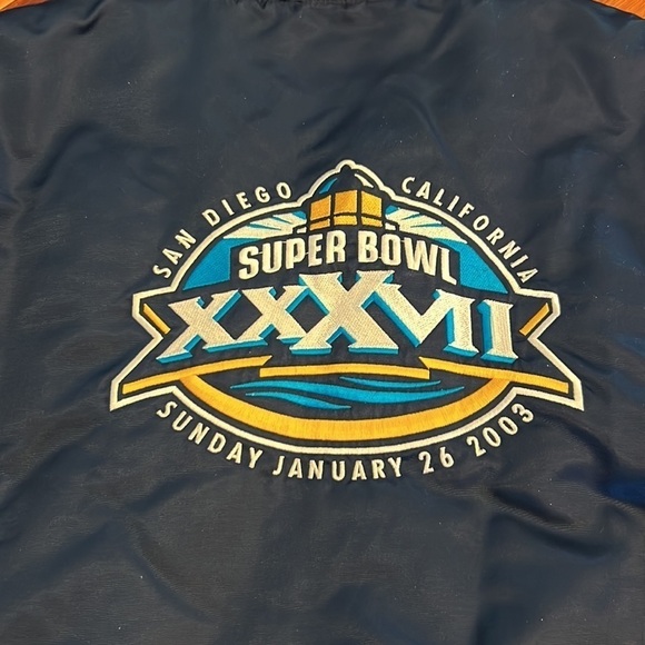 ⭐️ New Vintage Reebok San Diego Super Bowl XXXVII 2003 Jacket Large - Picture 5 of 9